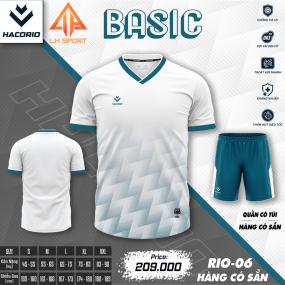 Quần Áo Bóng Đá HACORIO - RIO - BASIC (RIO - 06)- XANH LÝ