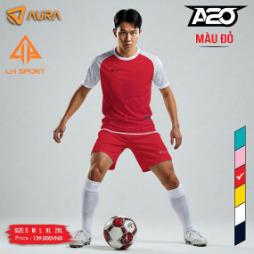 BỘ BÓNG ĐÁ-AURA-A20-ĐỎ