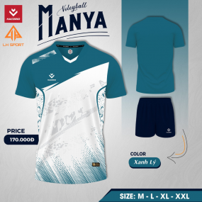 QUẦN ÁO BÓNG CHUYỀN HACORIO SF03 XANH LÝ