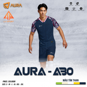 BỘ BÓNG ĐÁ-AURA-A30-TÍM THAN