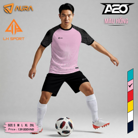 BỘ BÓNG ĐÁ-AURA-A20-HỒNG