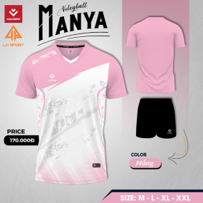 QUẦN ÁO BÓNG CHUYỀN HACORIO SF03 HỒNG