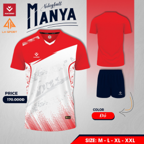 QUẦN ÁO BÓNG CHUYỀN HACORIO SF03 ĐỎ