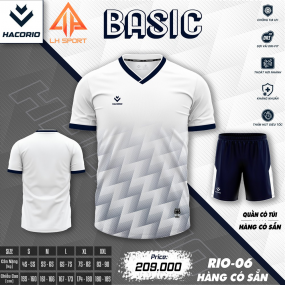 Quần Áo Bóng Đá HACORIO - RIO - BASIC (RIO - 06)- TÍM THAN