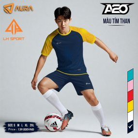 BỘ BÓNG ĐÁ-AURA-A20-TÍM THAN