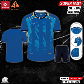 Quần Áo Bóng Đá HACORIO - Super Fast - 04 (SF - 04) XANH BÍCH