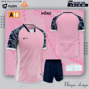 BỘ BÓNG ĐÁ-AURA-A10-HỒNG