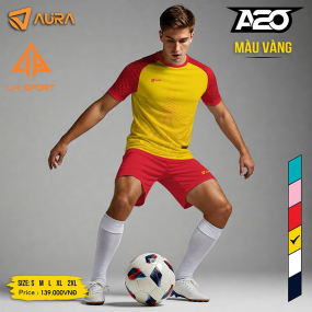 BỘ BÓNG ĐÁ-AURA-A20-VÀNG