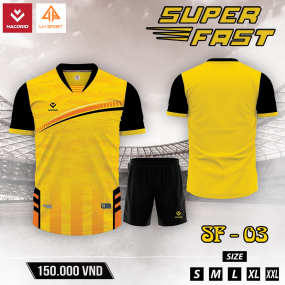 Quần Áo Bóng Đá HACORIO - Super Fast - 03 (SF - 03) VÀNG