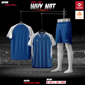 QUẦN ÁO BÓNG ĐÁ HACORIO - RIO - WHY NOT (RIO - 08) XANH BÍCH