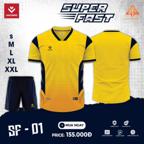 Quần Áo Bóng Đá HACORIO - Super Fast - 01 (SF - 01) VÀNG