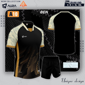 BỘ BÓNG ĐÁ-AURA-A10-ĐEN