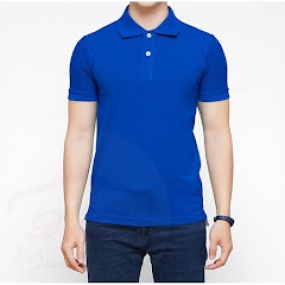 Áo Cổ TRụ Màu Xanh Bích