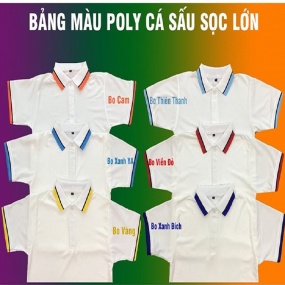 ÁO POLY CÁ SẤU SỌC LỚN