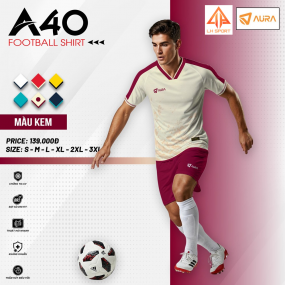 BỘ BÓNG ĐÁ-AURA-A40-KEM