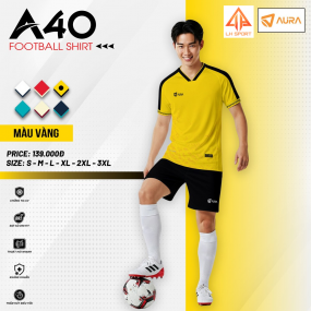 BỘ BÓNG ĐÁ-AURA-A40-VÀNG