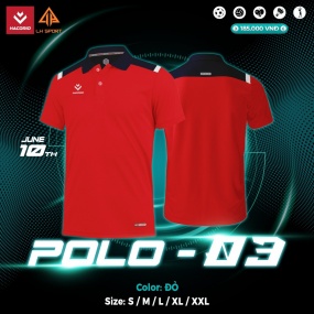 ÁO POLO HACORIO 03 -ĐỎ