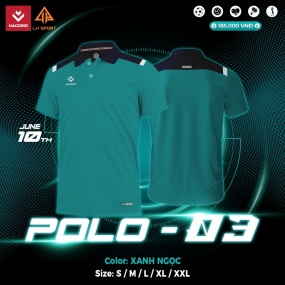 ÁO POLO HACORIO 03 -XANH NGỌC