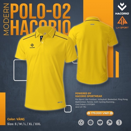 ÁO POLO HACORIO 02 -VÀNG